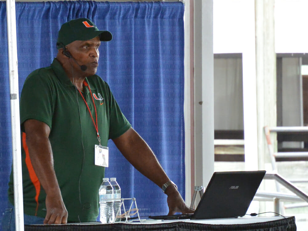 Will Allen speaking at Mother Earth News Fair 2015 Photo by Chris Kirby