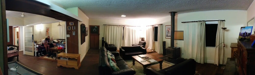 the lounge and TV room